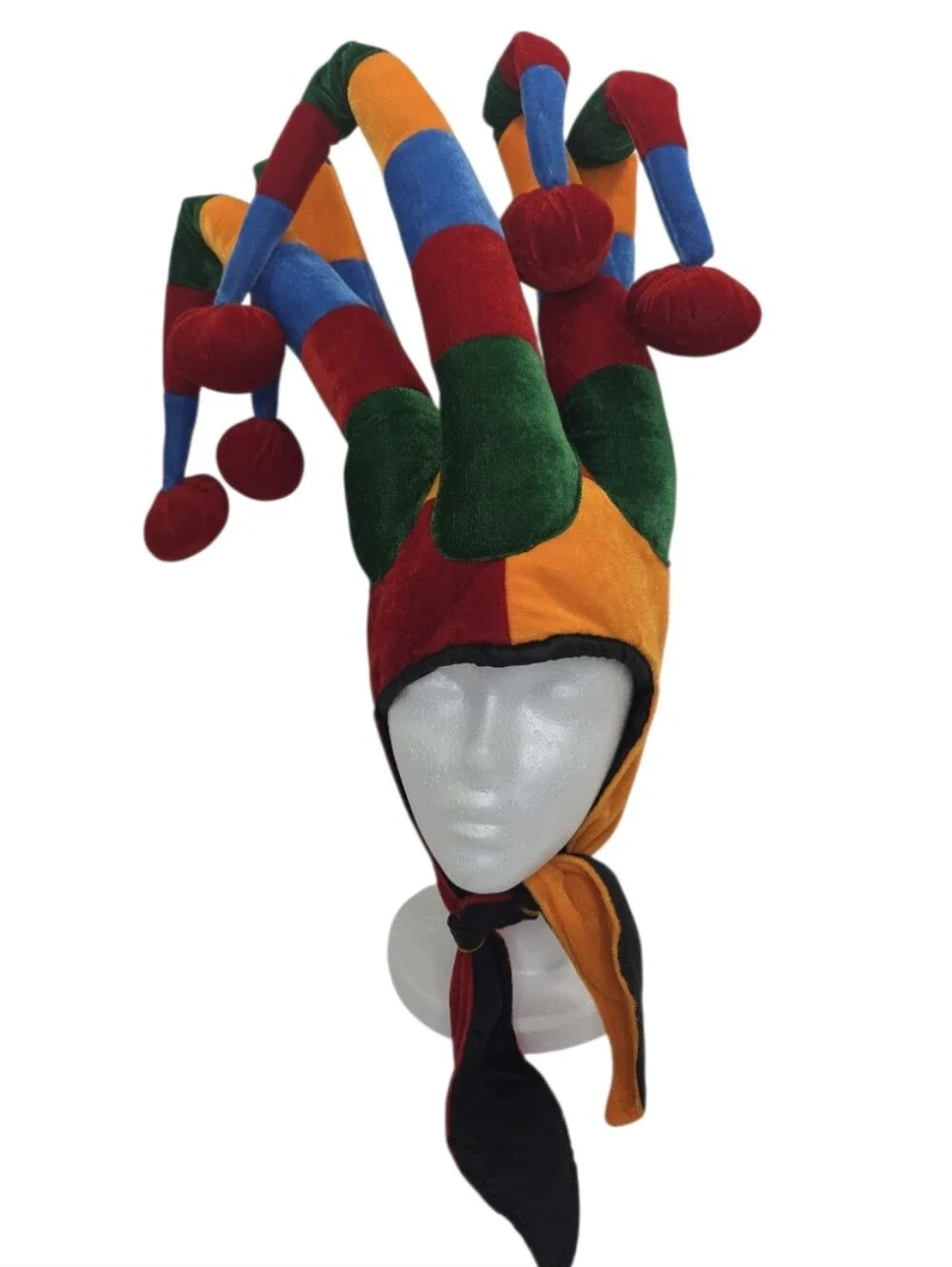 Y2K Youth Size Jester Skater Snowboard Skateboard Mid-School Velour Hat Beanie